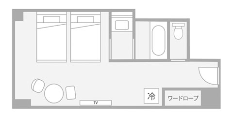 房間布局圖|南房總美爵溫泉度假酒店【官方】